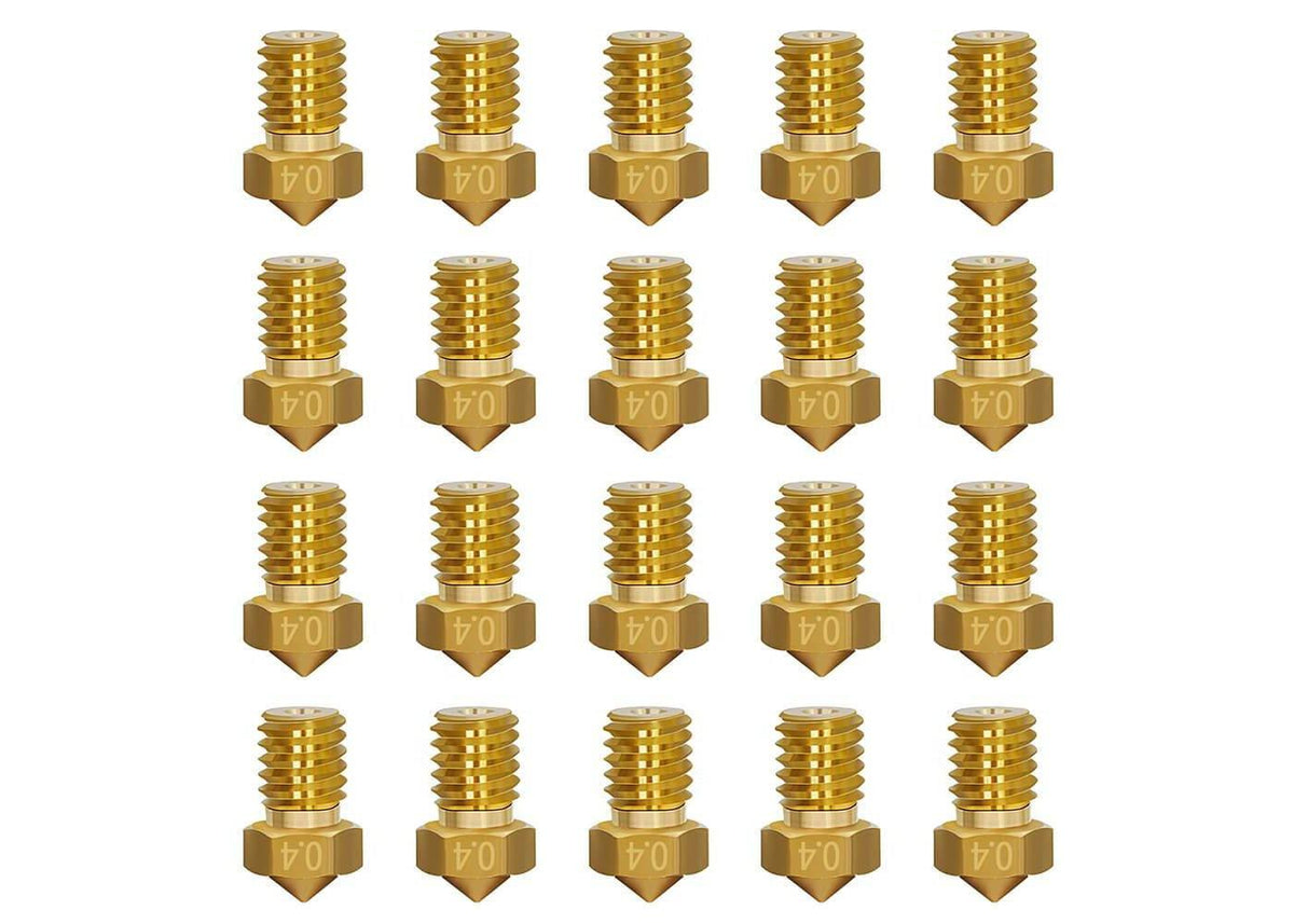 E3D 20 / 40 pcs  Brass 3d printer  Nozzle for Magic / A5S - JGMaker3D