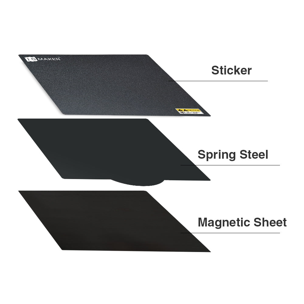 JGMaker Artist-D und Pro Magnetische Federstahl-Bauplatte (Passt auch für A5/A5)